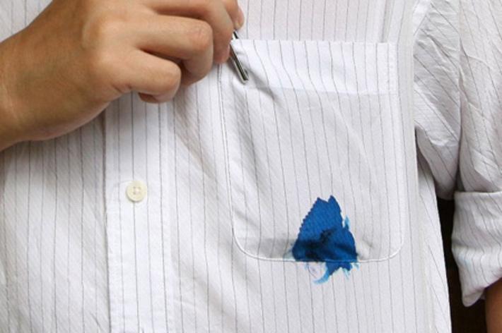 پاک کردن جوهر از لباس