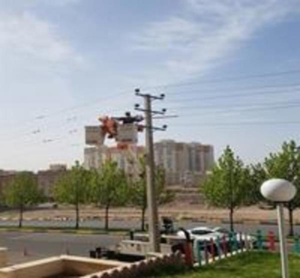 مانور تعمیرات شبکه های توزیع برق در قزوین برگزار گردید