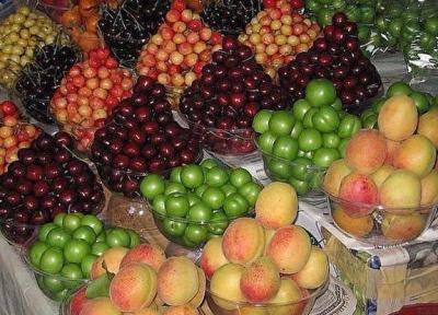 عکس ، قیمت عجیب و غریب میوه های تابستانی در بازار ، سه عدد شلیل شبرنگ 325 هزار تومان!