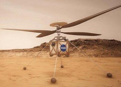 عکس ، غروب خورشید را از روی مریخ ببینید! ، تصویر حیرت انگیز هلیکوپتر نبوغ